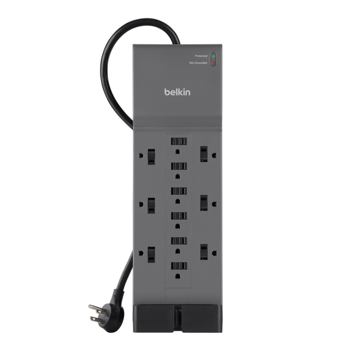 12-Outlet Home/Office Surge Protector with 8-foot cord, , hi-res